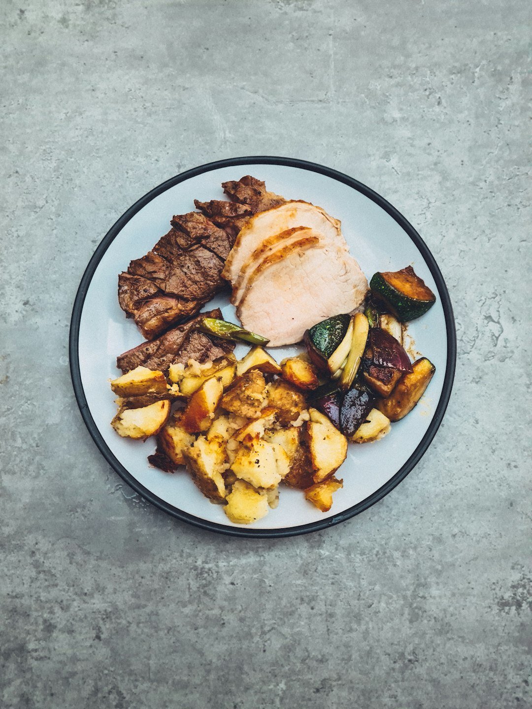 healthy home cooked meal
